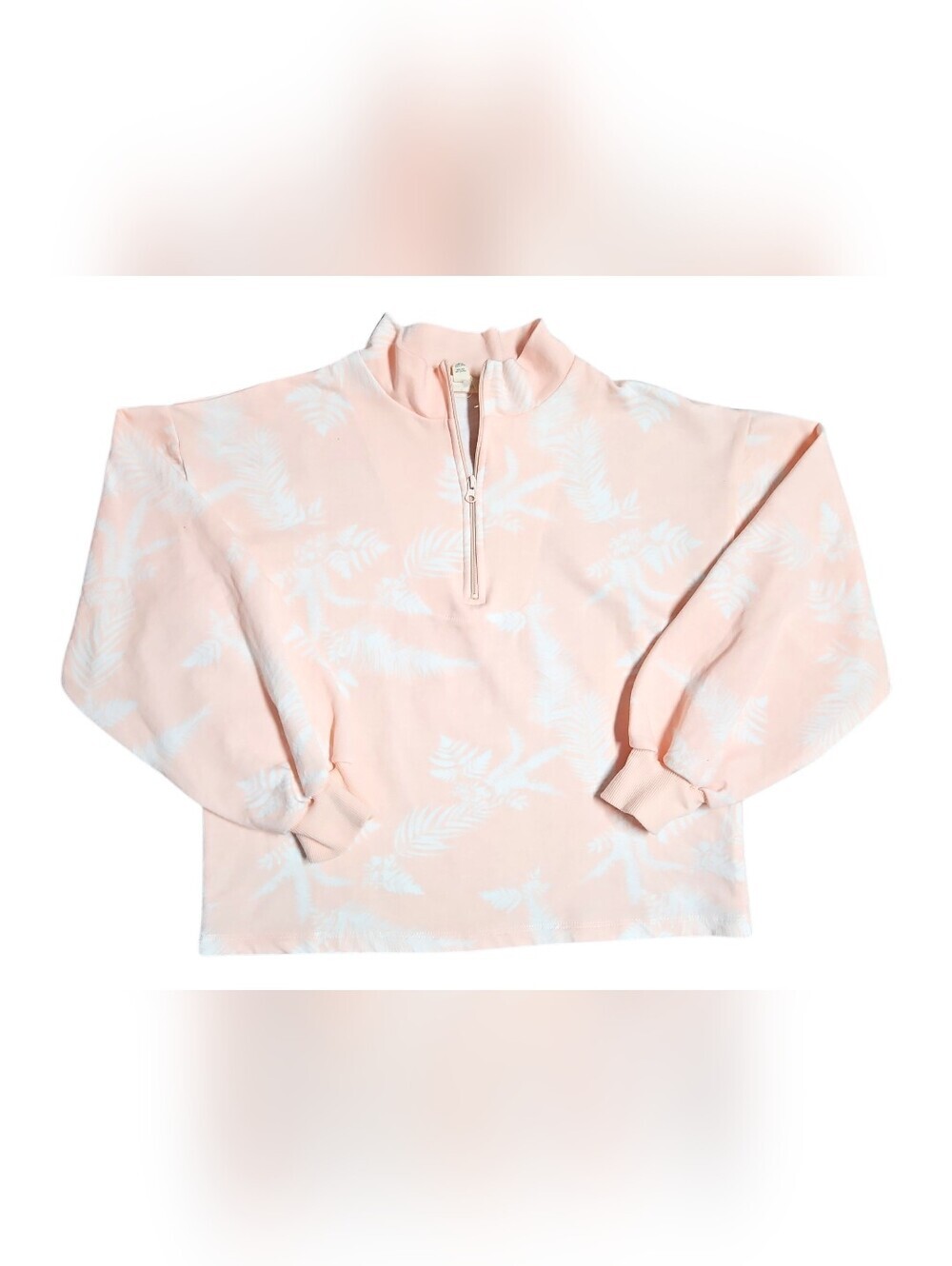 Jessica Simpson Girl's Pink Pullover with Botanical Floral Pattern Size XL 14